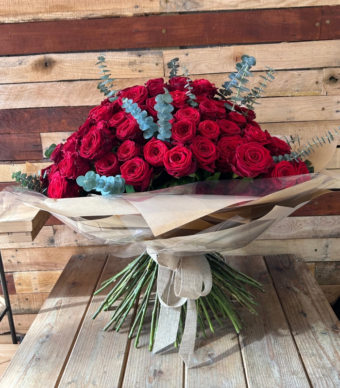 Red Roses Dome Bundle