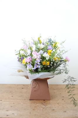 scented freesias in water 