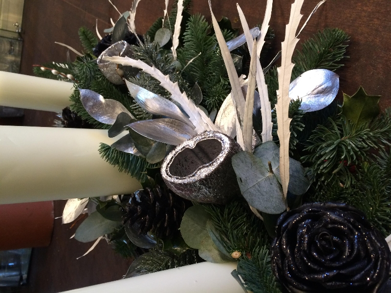 Silver Extravaganza Table Centrepiece