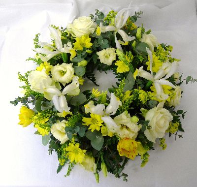 Pastel Lemons Wreath