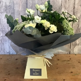 Boho White Textures Handtied