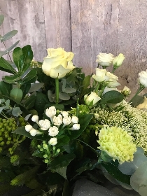 Boho White Textures Handtied
