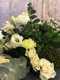 Boho White Textures Handtied