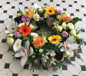 Bright Mixed Wreath