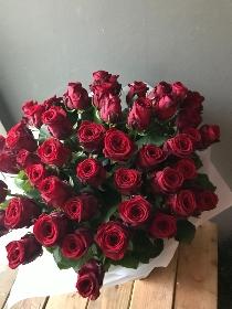 50 Red Rose Bundle