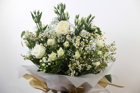 m Lizzies Florist choice White Boho Bundle