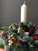 Christmas Candle Arrangement